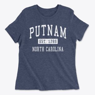 Putnam North Carolina Classic Established Women's Cotton T-Shirt