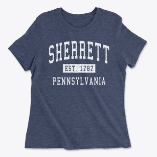 Sherrett Pennsylvania Classic Established Women's Cotton T-Shirt