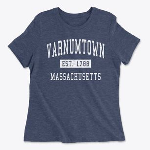 Varnumtown Massachusetts Classic Established Women's Cotton T-Shirt