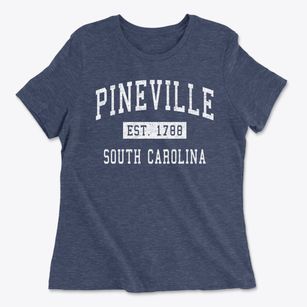 Pineville South Carolina Classic Established Women's Cotton T-Shirt
