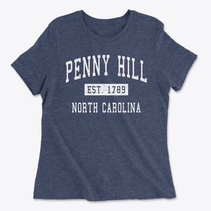 Penny Hill North Carolina Classic Established Women's Cotton T-Shirt