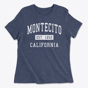 Montecito California Classic Established Women's Cotton T-Shirt