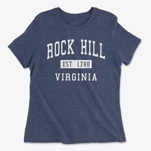 Rock Hill Virginia Classic Established Women's Cotton T-Shirt
