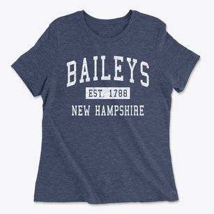Baileys New Hampshire Classic Established Women's Cotton T-Shirt