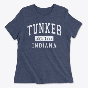 Tunker Indiana Classic Established Women's Cotton T-Shirt