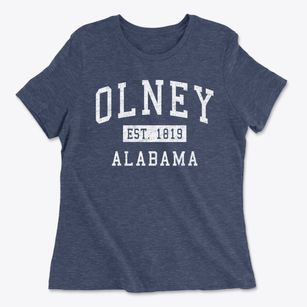 Olney Alabama Classic Established Women's Cotton T-Shirt