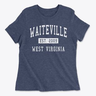 Waiteville West Virginia Classic Established Women's Cotton T-Shirt