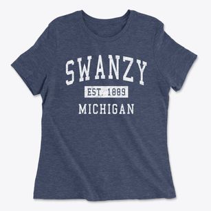 Swanzy Michigan Classic Established Women's Cotton T-Shirt
