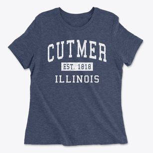 Cutmer Illinois Classic Established Women's Cotton T-Shirt