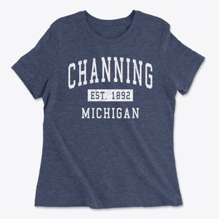 Channing Michigan Classic Established Women's Cotton T-Shirt
