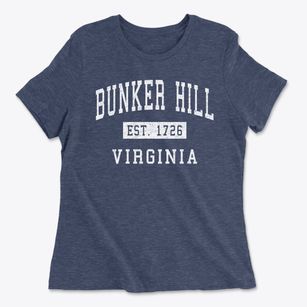 Bunker Hill Virginia Classic Established Women's Cotton T-Shirt