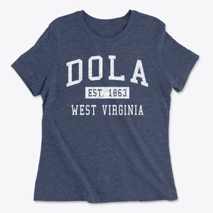 Dola West Virginia Classic Established Women's Cotton T-Shirt