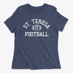 St. Teresa Classic Football Women's Cotton T-Shirt
