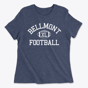 Bellmont High School Classic Football Women's Cotton T-Shirt