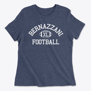 Charles A. Bernazzani School Classic Football Women's Cotton T-Shirt