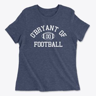 O'bryant School Of Math & Science Classic Football Women's Cotton T-Shirt