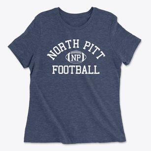 North Pitt High School Classic Football Women's Cotton T-Shirt