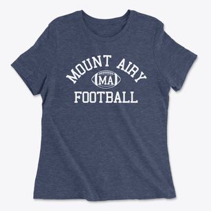 Mount Airy High School Classic Football Women's Cotton T-Shirt