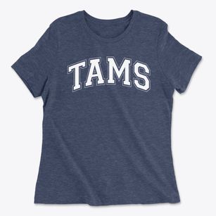 Texas Academy Of Math And Science Varsity Arch Women's Cotton T-Shirt