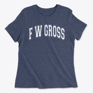 F W Gross Elementary School Varsity Arch Women's Cotton T-Shirt