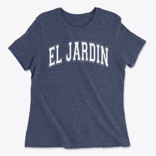 El Jardin Elementary School Varsity Arch Women's Cotton T-Shirt