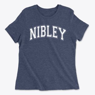 Nibley Elementary School Varsity Arch Women's Cotton T-Shirt