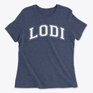 Lodi High School Varsity Arch Women's Cotton T-Shirt