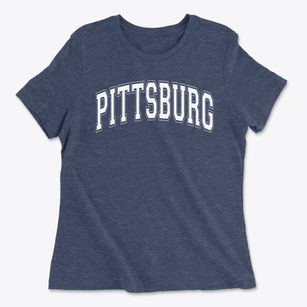 Pittsburg High School Varsity Arch Women's Cotton T-Shirt