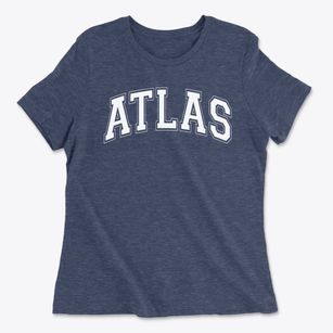 Atlas Elementary School Varsity Arch Women's Cotton T-Shirt