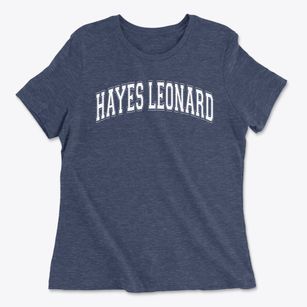 Hayes Leonard Elementary School Varsity Arch Women's Cotton T-Shirt