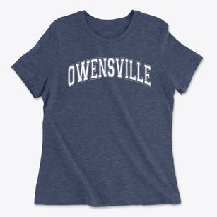 Owensville Community School Varsity Arch Women's Cotton T-Shirt