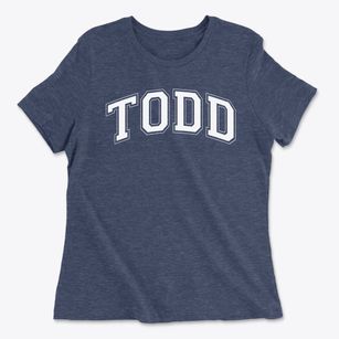 Todd Academy Varsity Arch Women's Cotton T-Shirt