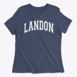 Landon Middle School Varsity Arch Women's Cotton T-Shirt