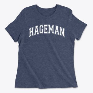 Hageman Elementary School Varsity Arch Women's Cotton T-Shirt