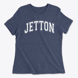 Jetton Junior High School Varsity Arch Women's Cotton T-Shirt