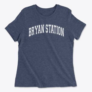 Bryan Station Traditional Middle School Varsity Arch Women's Cotton T-Shirt
