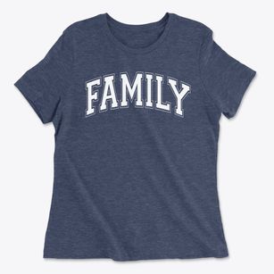 Family Community Christian School Varsity Arch Women's Cotton T-Shirt