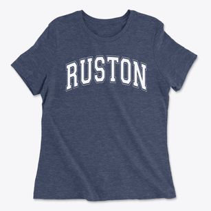 Ruston Elementary School Varsity Arch Women's Cotton T-Shirt