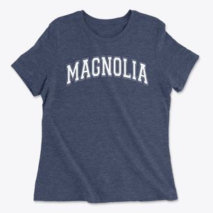 Magnolia Elementary School Varsity Arch Women's Cotton T-Shirt