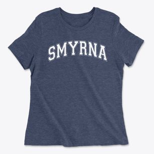 Smyrna Junior Academy Varsity Arch Women's Cotton T-Shirt
