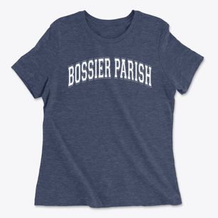 Bossier Parish Alternative School Varsity Arch Women's Cotton T-Shirt