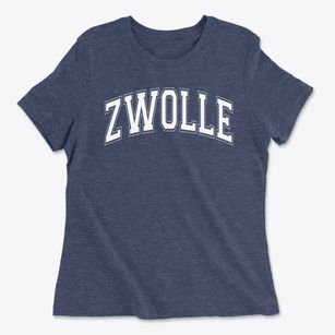 Zwolle Elementary School Varsity Arch Women's Cotton T-Shirt