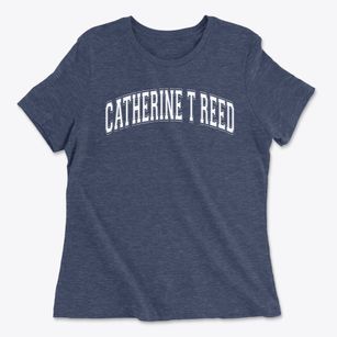 Catherine T Reed Elementary School Varsity Arch Women's Cotton T-Shirt