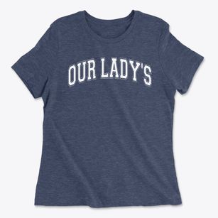 Our Lady's Academy Varsity Arch Women's Cotton T-Shirt