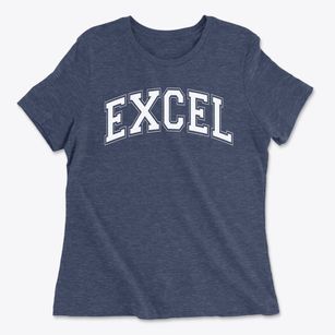Excel Academy Charter Varsity Arch Women's Cotton T-Shirt