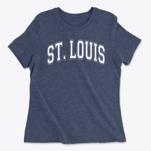 Saint Louis Junior Academy Varsity Arch Women's Cotton T-Shirt