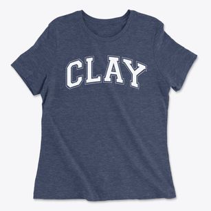 Clay Community Education Center Varsity Arch Women's Cotton T-Shirt