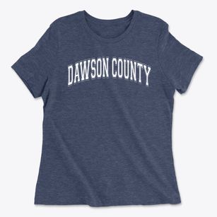 Dawson County District 16 School Varsity Arch Women's Cotton T-Shirt