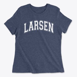 Larsen Christian Academy Varsity Arch Women's Cotton T-Shirt