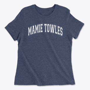 Mamie Towles Elementary School Varsity Arch Women's Cotton T-Shirt